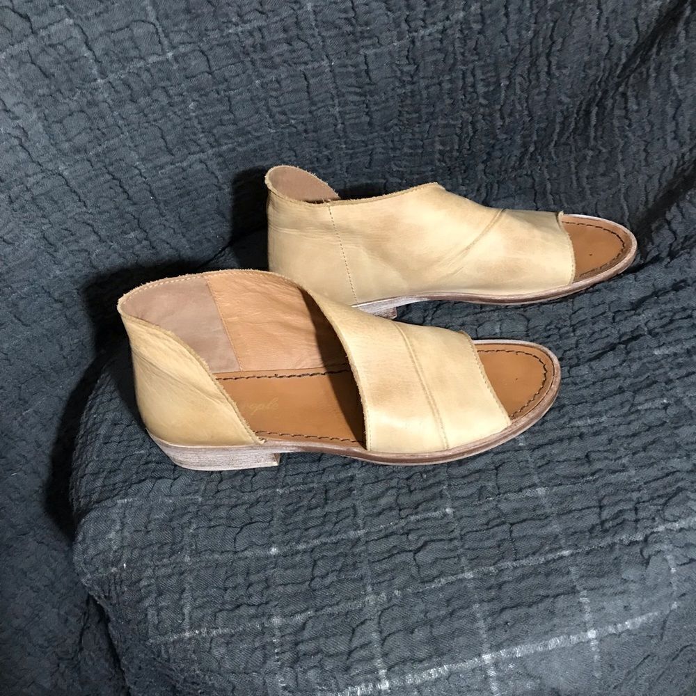 Free People Mont Blanc Leather Sandals  Size 10 - Picture 2 of 6